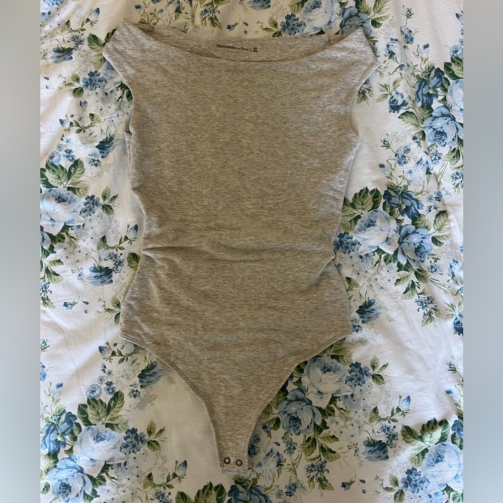 Abercrombie & Fitch Heather Gray Women's Bodysuit (Never Worn)